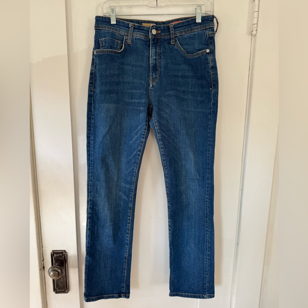 Pilcro Anthropologie Slim Boyfriend Jeans Straight Leg Medium Wash Women's 30